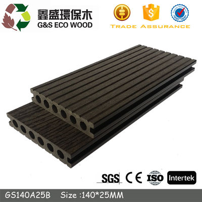 157 X 22mm Park WPC İçi Boş Zemin Kaplaması Dayanıklı Hdpe Güverte Panoları