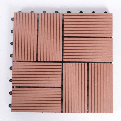 Korozyon Önleyici 20mm Pürüzsüz Diy WPC Decking Bahçe Ahşap Plastik Kompozit Fayans