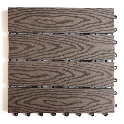 Anti Zararlılar WPC DIY Zemin Kaplaması 140 X 40mm İçi Boş Diy Kompozit Zemin Kaplaması Fayansları