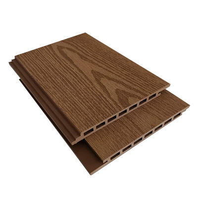 Su geçirmez 3d Dış Wpc Dekoratif Duvar Panelleri 177 X 28mm Anti Uv Çevre Dostu